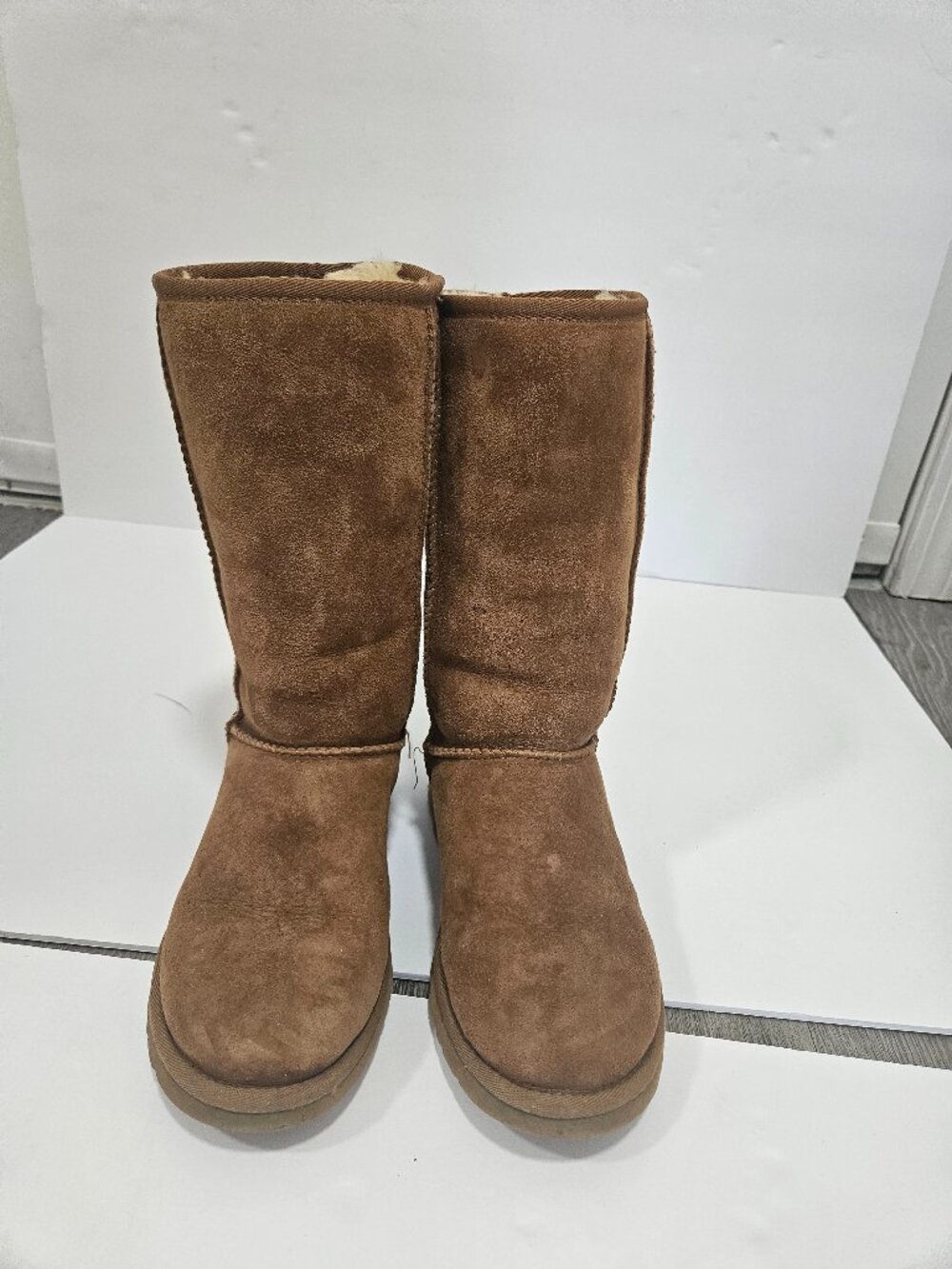 Like New UGG Australia Classic Tall Boots-Chestnut-Women's Size 5 (EU 36)